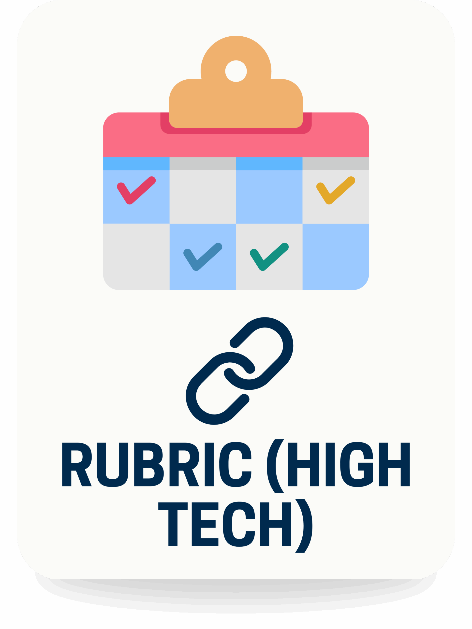high tech rubric