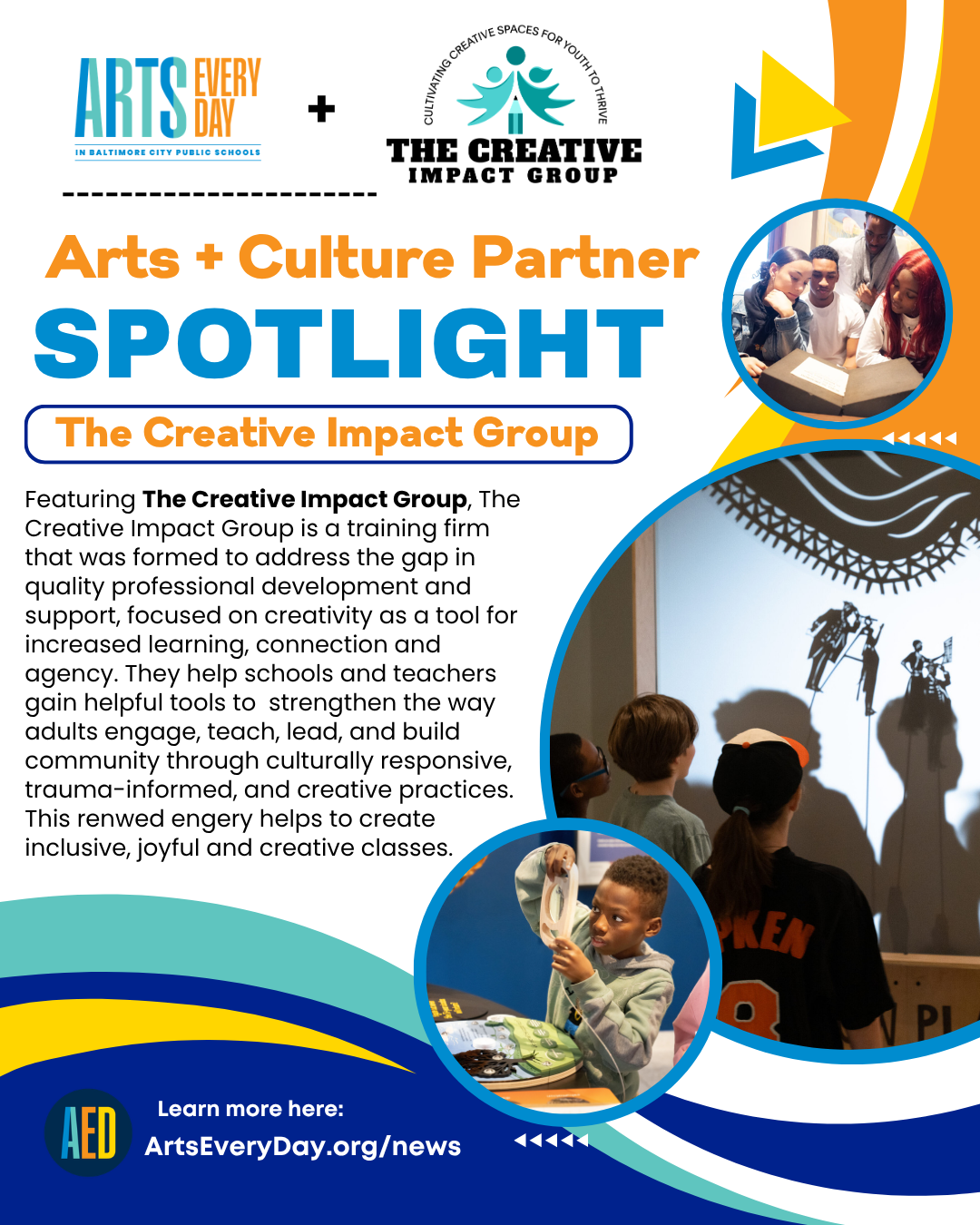 Arts + Culture Spotlight: The Creative Impact Group