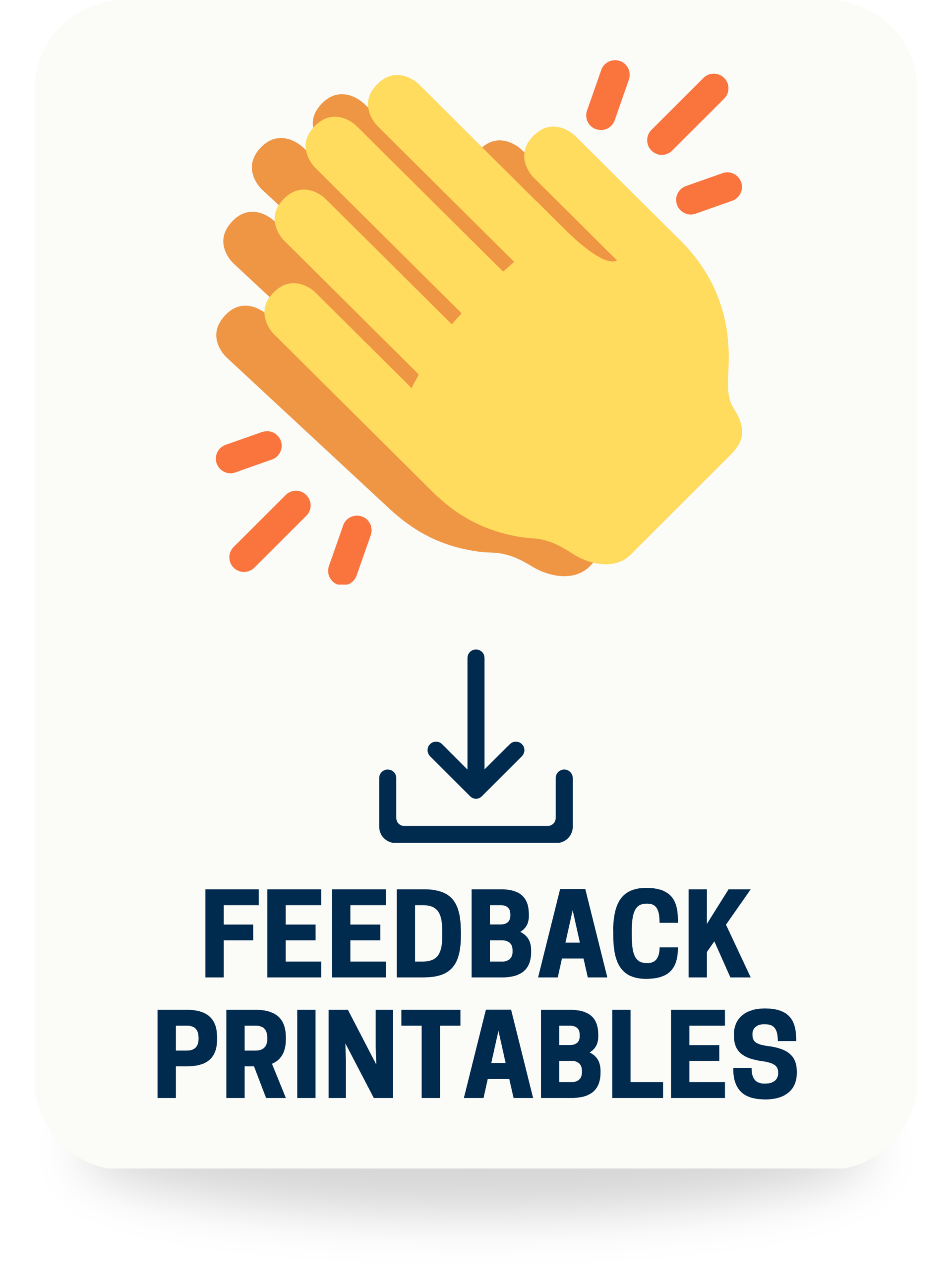 Feedback Printables