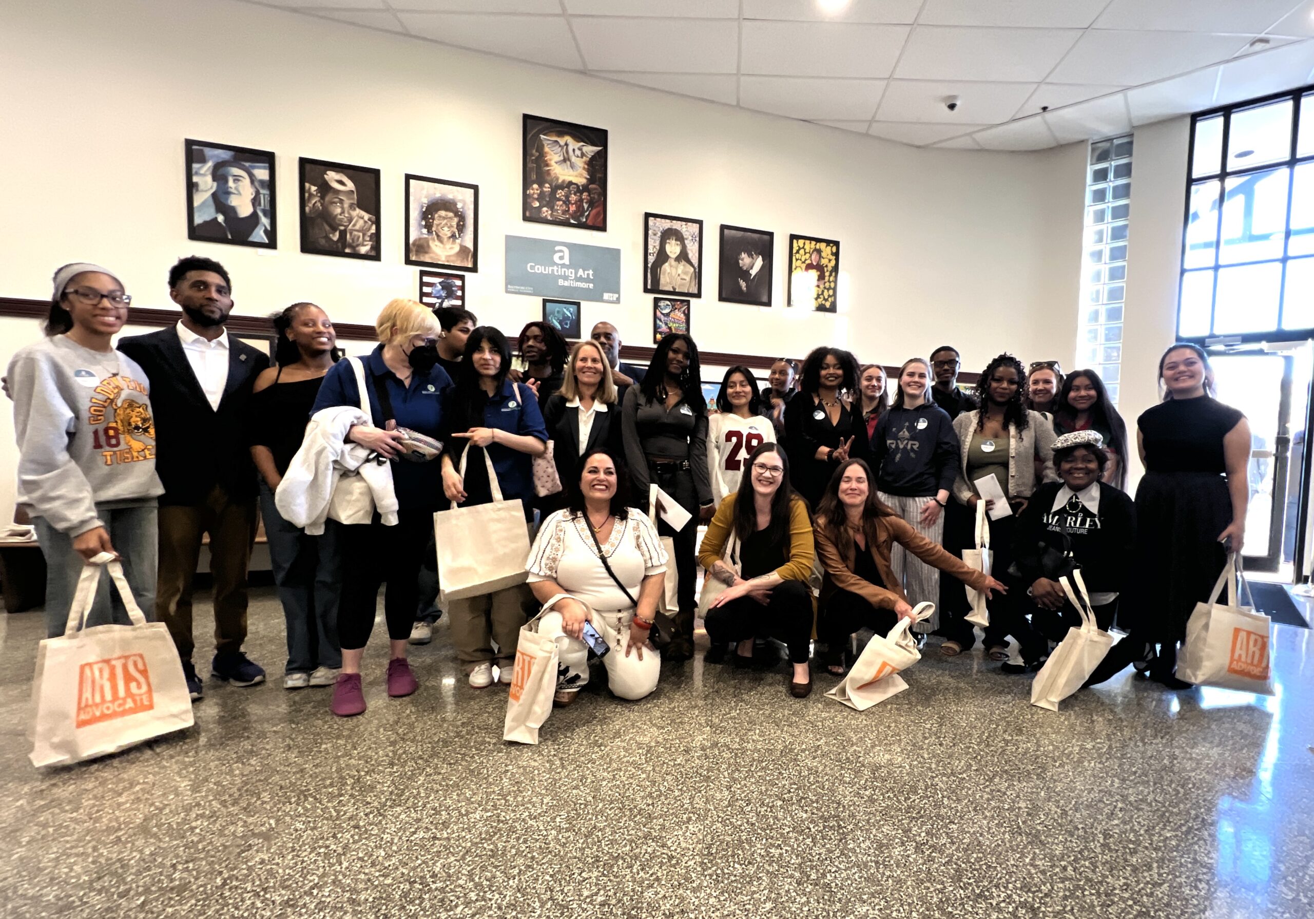 Celebrating Youth Artists Through Courting Art Baltimore