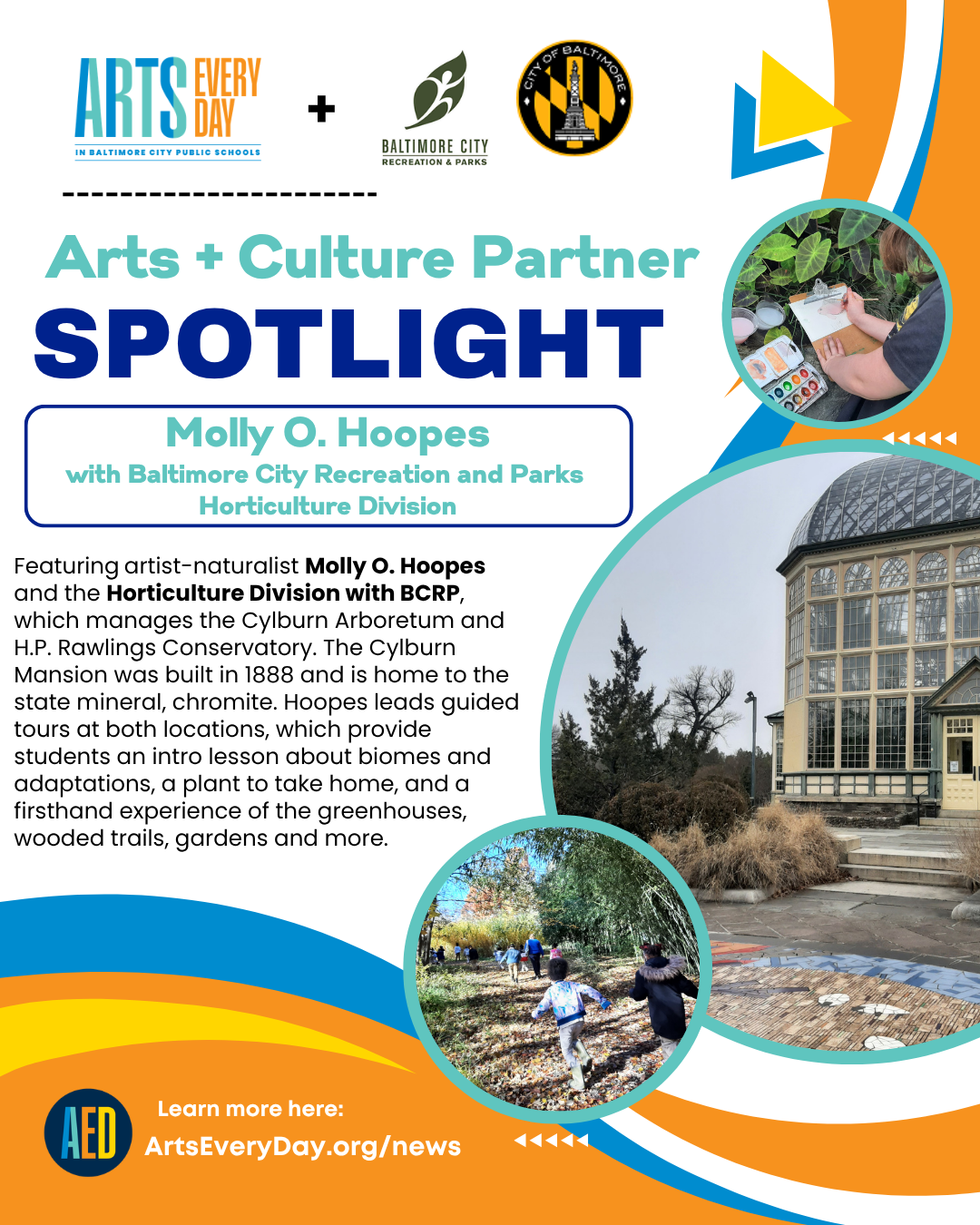 Arts + Culture Spotlight: Molly O. Hoopes and the Baltimore Recreation and Parks, Horticulture Division