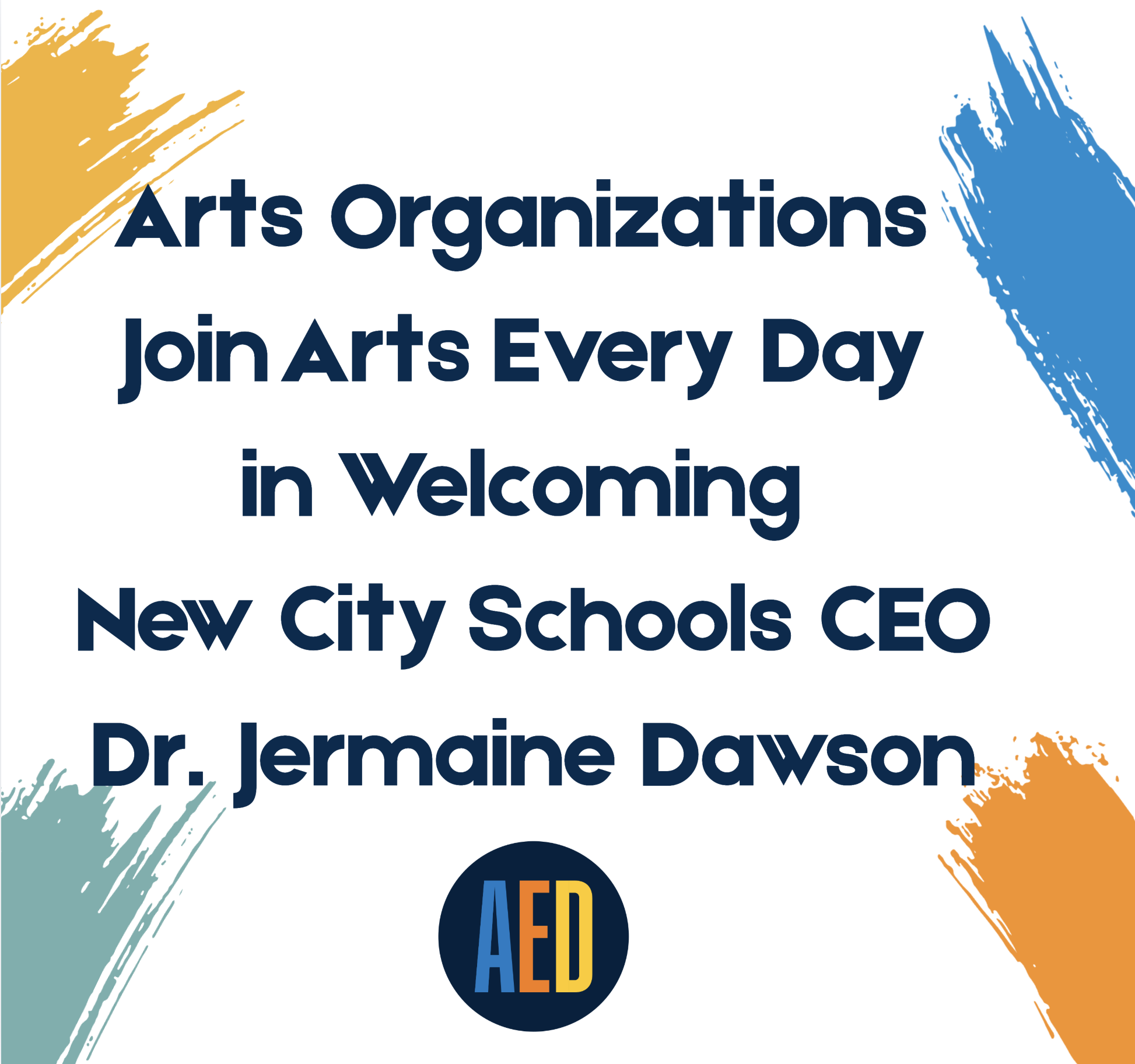 A Letter to CEO Dr. Dawson from Arts Organizations