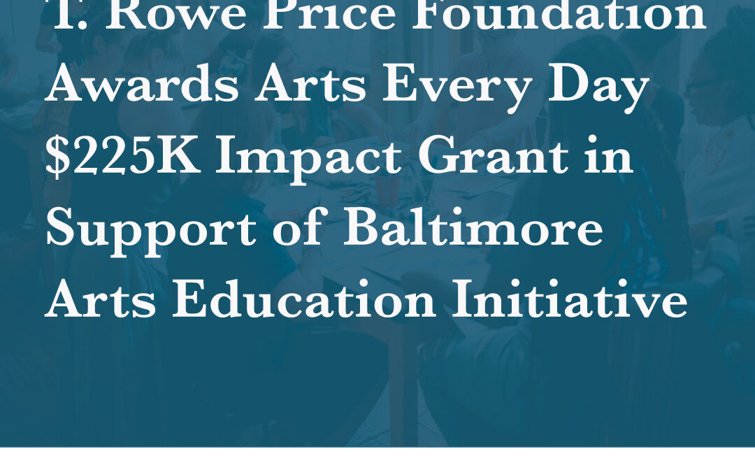 AED Awarded $225K from T. Rowe Price Foundation Impact Grant